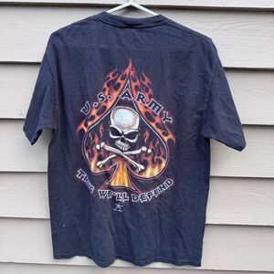 Soffe Men's Black and Navy T-shirt